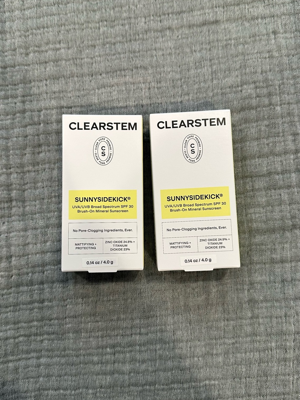 CLEARSTEM SunnysideKick SPF 30 Brush-On Mineral Sunscreen — White